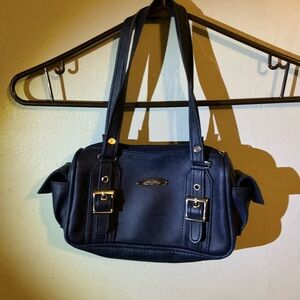 Elegant Navy Blue Handbag
